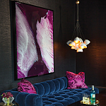 Люстра с 15-ю белыми  плафонами с золотой внутренней поверхностью Hinkley варинант исполнения - 3 | Loft Concept в Орле