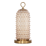 Настольная лампа с факутрным стеклянным плафоном Sonora варинант исполнения - 2 | Loft Concept в Орле