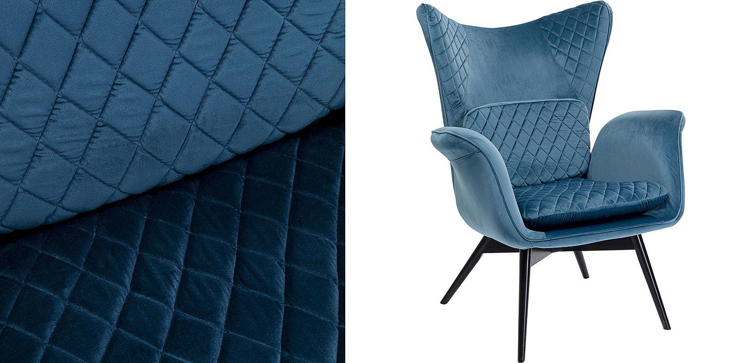 Кресло Blue Velvet Throne Кресло Blue Velvet Throne - Loft-Concept в Орле