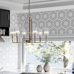  Люстра с прозрачными рифлеными цилиндрическими плафонами Kichler варинант исполнения - 27 | Loft Concept в Орле