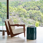 Кресло с обивкой из белого букле Armchair White Boucle варинант исполнения - 6 | Loft Concept в Орле