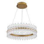 Люстра круглая с декоративными элементами в виде лепестков Round Light Flashing варинант исполнения - 4 | Loft Concept в Орле