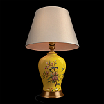 Настольная лампа желтая с изображением птиц Slip Away варинант исполнения - 4 | Loft Concept в Орле