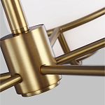 Люстра с 5-ю белыми шарообразными плафонами в сферические каркасах Feiss варинант исполнения - 3 | Loft Concept в Орле