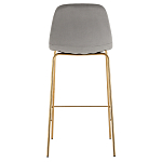 Барный стул на золотистых ножках VENDRAMIN Grey варинант исполнения - 5 | Loft Concept в Орле