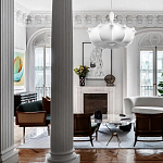 Подвесной светильник с белым фигурным абажуром и мягкими волнистыми краями Cloud Motion  варинант исполнения - 19 | Loft Concept в Орле