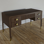 Письменный стол с 4-мя ящиками Elsa Dreams Walnut варинант исполнения - 1 | Loft Concept в Орле