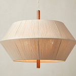 Люстра из дуба с веревчатым абажуром Rope Oak Chandelier варинант исполнения - 2 | Loft Concept в Орле