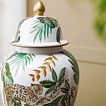 Ваза из фарфора с ручной росписью Leopard Collection  варинант исполнения - 5 | Loft Concept в Орле