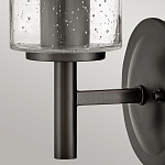 Бра с плафоном в форме цилиндра из прозрачного стекла с пузырьками Hinkley варинант исполнения - 9 | Loft Concept в Орле