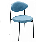 Стул металлический с мягкой спинкой и сиденьем Alfie Chair варинант исполнения - 5 | Loft Concept в Орле