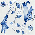 Плитка с узором Пистолеты варинант исполнения - 1 | Loft Concept в Орле