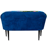 Диван двухместный из натурального бука синий с цветным принтом Impressionism in Art варинант исполнения - 2 | Loft Concept в Орле