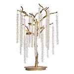 Лампа настольная со стеклянными подвесами цвет золото FAIRYTREE Light варинант исполнения - 1 | Loft Concept в Орле