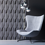 Гипсовая 3D Панель DRAGON SCALE - D варинант исполнения - 2 | Loft Concept в Орле