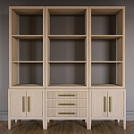 Модульный стеллаж Primo из трех составных элементов Светлый дуб варинант исполнения - 2 | Loft Concept в Орле