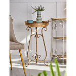 Столик приставной на фигурном подножии Magnificent Century варинант исполнения - 4 | Loft Concept в Орле