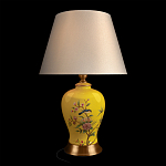 Настольная лампа желтая с изображением птиц Slip Away варинант исполнения - 2 | Loft Concept в Орле