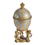 Шкатулка на величественных львах из фарфора с бронзовыми элементами Eden Garden варинант исполнения - 3 | Loft Concept в Орле