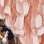 Люстра из стекляных розовых лепестков Petalled Illuminator варинант исполнения - 2 | Loft Concept в Орле