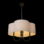 Люстра с белым текстильным абажуром Vitorino  варинант исполнения - 5 | Loft Concept в Орле