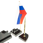 Настольный письменный набор из чёрного обсидиана с декором в виде льва Golden Lion варинант исполнения - 4 | Loft Concept в Орле