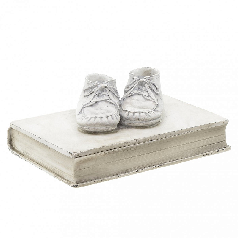 Шкатулка Baby shoes Молочный Шкатулка Baby shoes Молочный в Орле | Loft Concept