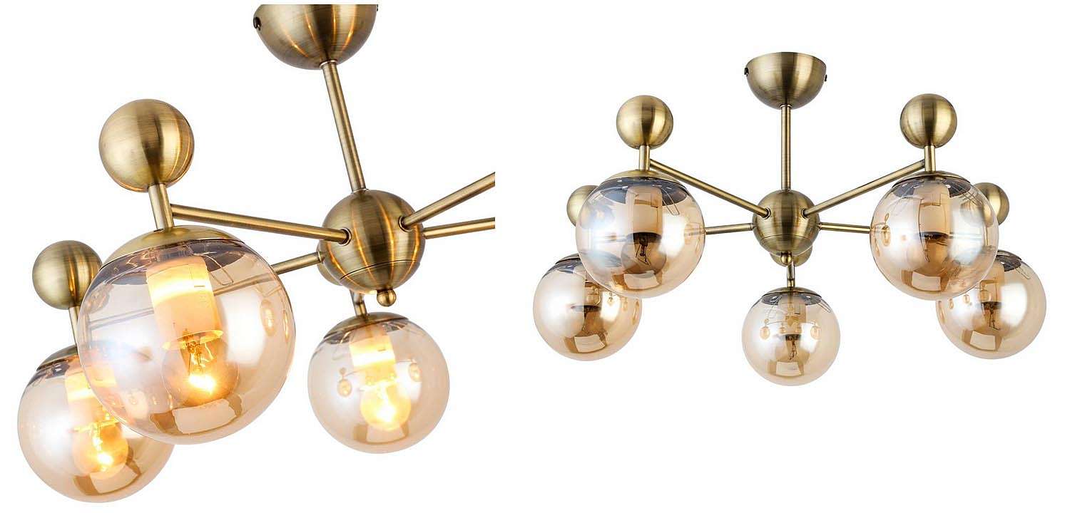 Потолочная люстра Demian Bronze Chandelier Потолочная люстра Demian Bronze Chandelier - Loft-Concept в Орле