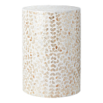 Столик с инкрустацией с перламутровым узором Jean Cream варинант исполнения - 1 | Loft Concept в Орле