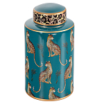 Ваза фарфоровая с крышкой Leopard Ccollection варинант исполнения - 1 | Loft Concept в Орле