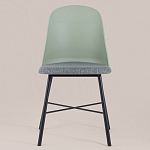 Стул из прочного пластика на металлическом основании Anora Green  варинант исполнения - 2 | Loft Concept в Орле
