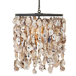 Люстра овальная с подвесками из устричных раковин Sea Ravens варинант исполнения - 2 | Loft Concept в Орле