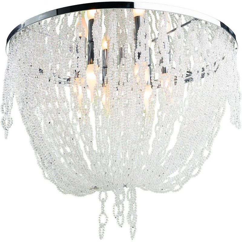 Потолочный светильник RH 1930S FRENCH CRYSTAL BEADED Seling Light Хром Потолочный светильник RH 1930S FRENCH CRYSTAL BEADED Seling Light Хром в Орле | Loft Concept