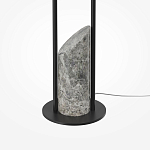 Напольный торшер светодионый черный Lumen Duo варинант исполнения - 4 | Loft Concept в Орле