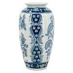 Ваза с синим цветочным орнаментом Blue & White Ornament  варинант исполнения - 2 | Loft Concept в Орле