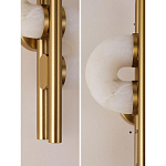 Бра  с фигурным мраморным рассеивателем Spiral of Warm Light варинант исполнения - 5 | Loft Concept в Орле