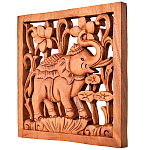 Панно из дерева слов и цветы Panel With Animals варинант исполнения - 2 | Loft Concept в Орле