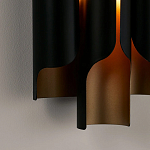 Бра из металла Dolton Wall Lamp Black варинант исполнения - 3 | Loft Concept в Орле