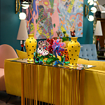 Декоративная статуэтка Yayoi Kusama Flowers that Bloom at Midnight Red варинант исполнения - 4 | Loft Concept в Орле