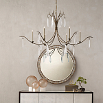 Люстра с прозрачными каплевидными подвесками Elegant Thin Chandelier варинант исполнения - 2 | Loft Concept в Орле