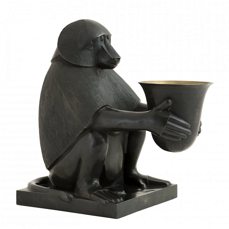 Настольная лампа Eichholtz Art Deco Monkey Темная бронза винтаж Настольная лампа Eichholtz Art Deco Monkey Темная бронза винтаж в Орле | Loft Concept