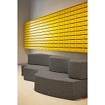 Дизайнерский модульный диван волнистой формы с цветным принтом Poltronova Superonda Sofa варинант исполнения - 17 | Loft Concept в Орле