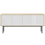 Длинная тумба с зеркальным декором Serena варинант исполнения - 8 | Loft Concept в Орле