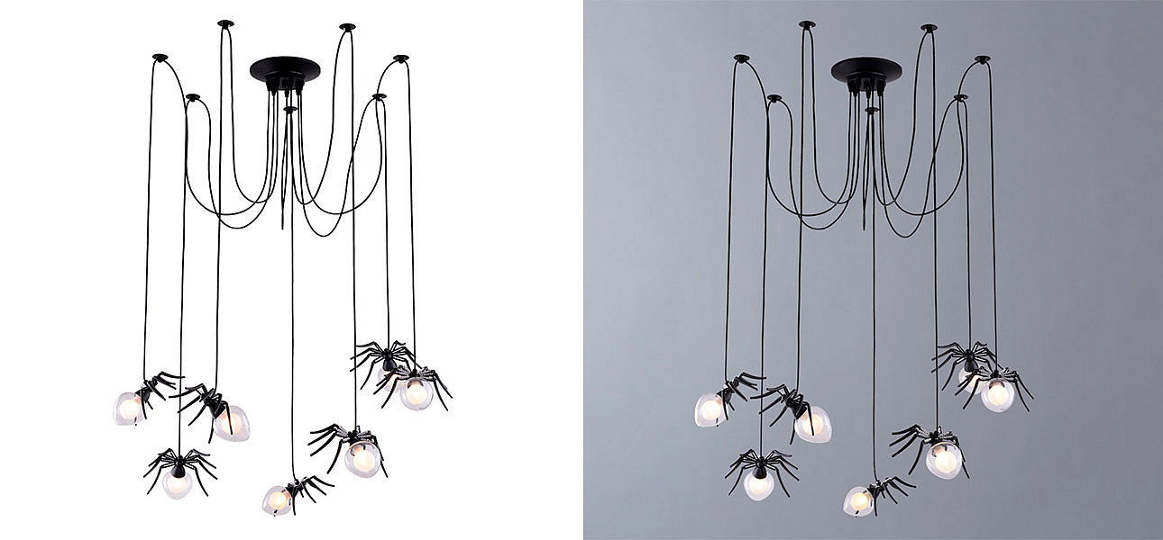 Люстра черная Паук Spiders lamp 7 Люстра черная Паук Spiders lamp 7 - Loft-Concept в Орле