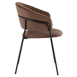 Стул в велюре коричневого цвета Horizon варинант исполнения - 3 | Loft Concept в Орле