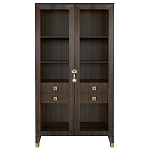 Дизайнерский шкаф витрина Elsa Dreams Walnut с 4-мя ящиками варинант исполнения - 9 | Loft Concept в Орле