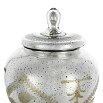 Ваза из стекла с крышкой и декоративными узорами Chinoiserie Ceramics варинант исполнения - 2 | Loft Concept в Орле