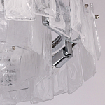 Люстра круглая с подвесными прямоугольными пластинами из стекла Glacier Panels варинант исполнения - 8 | Loft Concept в Орле