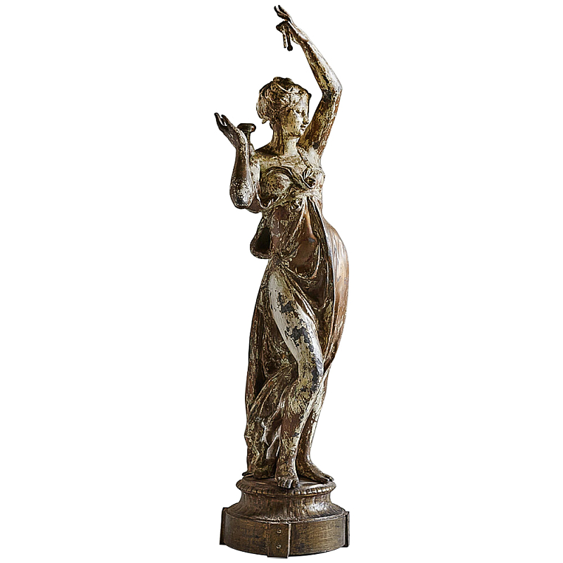 Большая антикварная статуя Antique Woman Statue Коричневый Бежевый в Орле | Loft Concept 