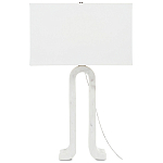 Настольная лампа на арочном корпусе с прямоугольным абажуром One Piece Support варинант исполнения - 4 | Loft Concept в Орле